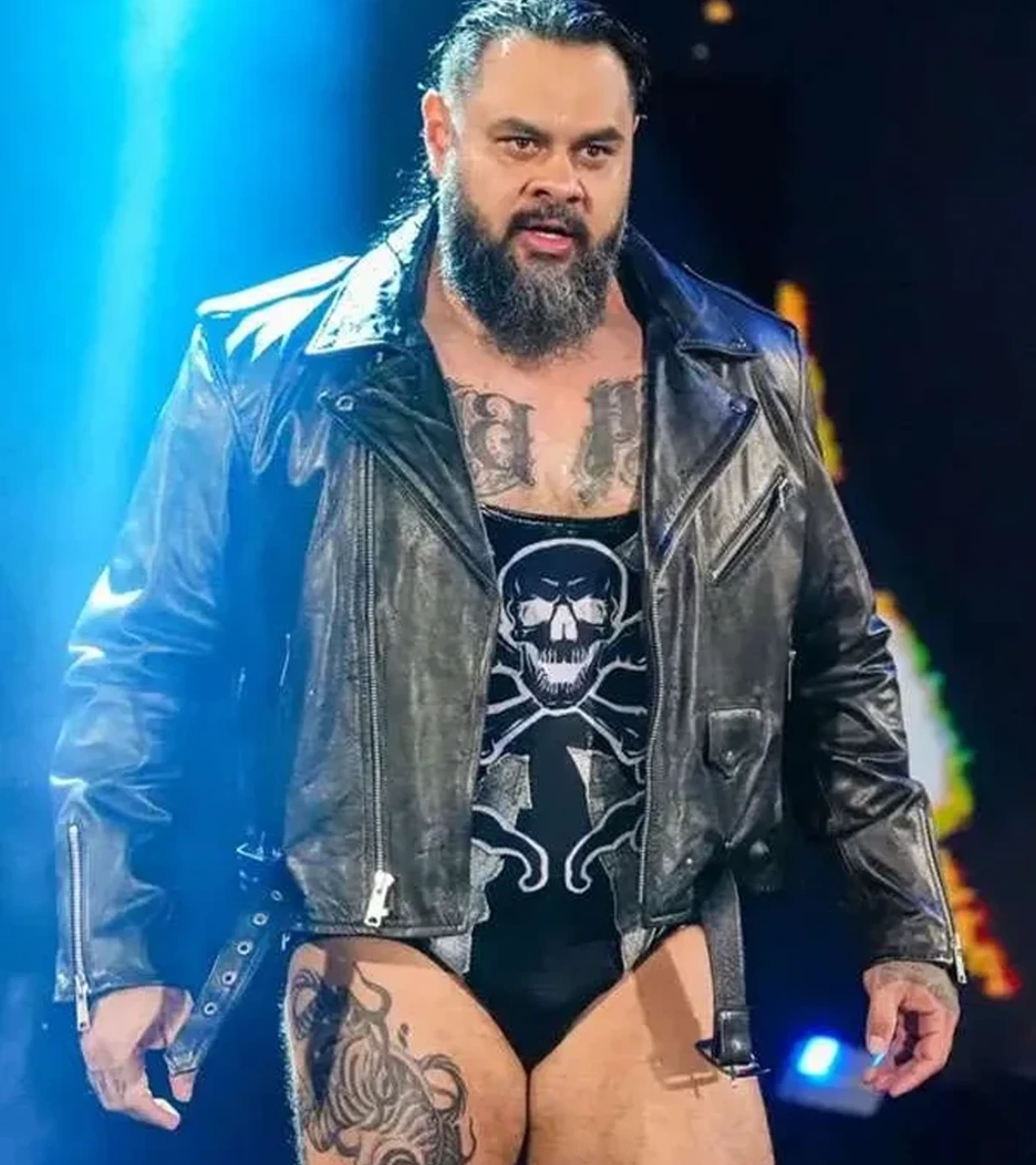 MITB 2026 Bronson Reed Black Leather Jacket