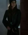 Melissa Barrera The Copenhagen Test S01 Michelle Black Leather Biker Jacket