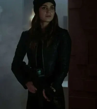 Melissa Barrera The Copenhagen Test S01 Michelle Black Leather Biker Jacket