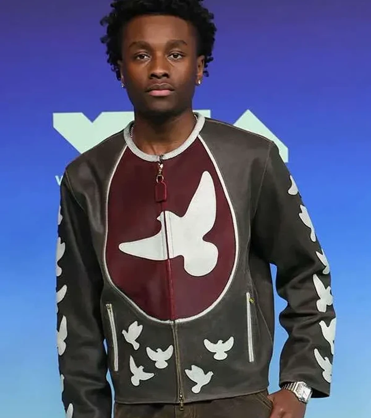 Miles Caton MTV VMAs 2026 Brown Leather Jacket