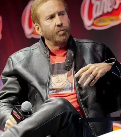 NYCC Spider Noir Nicolas Cage Leather Jacket