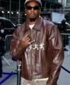 NYFW 2026 Joey Badass Leather Jacket