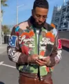 OBJ Super Bowl LX leather jacket