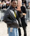 Paris Fashion Week 2026 David Jonsso Black Leather Jacket