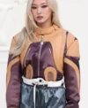 Paris Fashion Week 2026 Yoonchae Leather Moto Bomber Jacket On Sale
