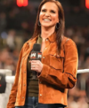 RAW Stephanie McMahon Suede Leather Jacket