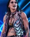 Rhea Ripley Monday Night RAW 2026 Leather Vest