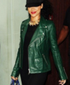 Rihanna Green Jacket