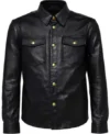 Robin Thicke The Masked Singer US 2026 Black Leather Jacket