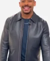 Show Aaron Pierre Jennifer Hudson Leather Jacket