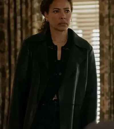Taissa Yellowjackets S03 Black Leather Coat