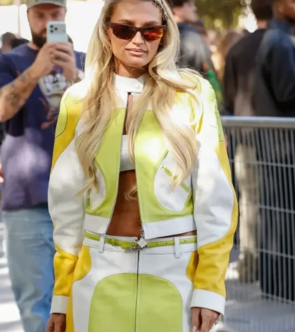 Tessa Vicky Elisa Van Montfoort PFW Leather Jacket