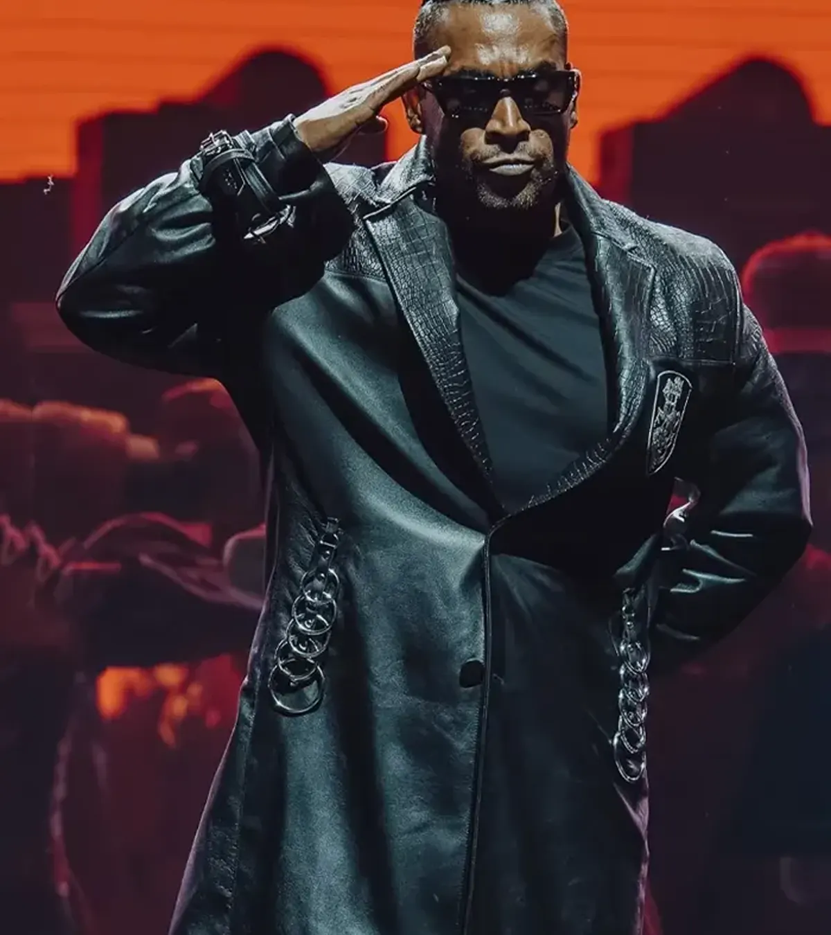 The Last King World Tour Don Omar Leather Coat
