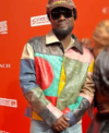 WNBA Draft Orange Carpet 2026 Wale Multi Color Patchwork Leather Jacket