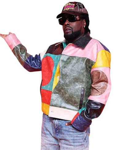 Wale Orange Carpet Leather Jacket